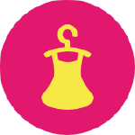 yellow dress icon