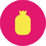 yellow water bottle icon